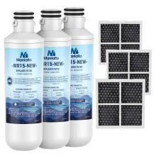 Marriotto vandfilter LT1000PC udskiftning til køleskab og LT120F ADQ73334008 Frisk luftfilter kompatibelt med LT1000P/PC/PCS LT1000PC LT-1000PC M