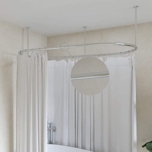 Μεταλλικός σύνδεσμος ράβδου ντους Naiture 4-3/8'' (11cm) 1