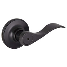 Design House 778902 Springdale Fechadura Privada para Porta Preta Fosca