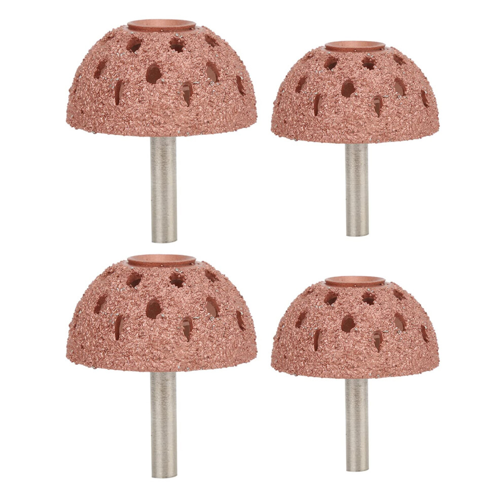Viagasafamido 2Pcs Tungsten Steel Buffing Wheels Of Different Sizes Tungsten Steel Bowl Type Tire Repair Grinding Head Rotary Tools With 6Mm Shank 738583064347