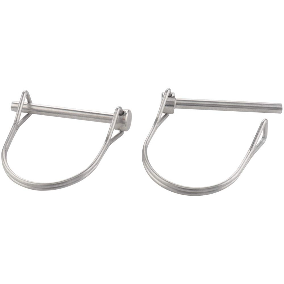 2 Pack Safety Coupler Pin 0.197"""" X 1.97""""(5Mm X 50Mm) Full Marine Grade 316 Stainless Steel Heavy Duty Shaft Locking Pin 754909959609