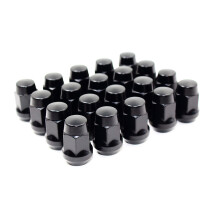 S?t med 20 stk. Veritek 1/2x20 mm sort 19 mm 3/4 sekskant 1,4"""" samlet l?ngde 1 stk. Acorn koniske s?dem?trikker