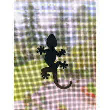 Decals voor intrekbare horren - 5 per verpakking - Houd kinderen veilig - Alert Birds Dogs Kids - Warn Protect Window Safety - Geckos (zwart)