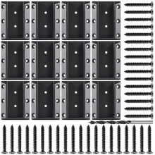 Wanhork 304 Edelstahl-Deckgelander-Verbindungsstucke fur 2x4 (tatsachlich 1,5x3,5 Zoll) Treppenholz-Handlauf-Deckgelander-Halterung (12 Stuck, sc
