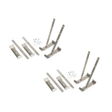 Amerimax Home Products 21030PK 5-tommer aluminium tagb?jler 4-pak 2-s?t