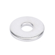 cSeao 100pcs 10# (3/16"""") ID x 1/2"""" OD 1.0 Thickness 304 Stainless Steel Flat Washers 18-8 / A2-70 Plain Finish