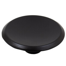 Stone Harbor Hardware Die-Cast Bi-Fold Closet Door Knob  1-3/4 Inches  Matte Black
