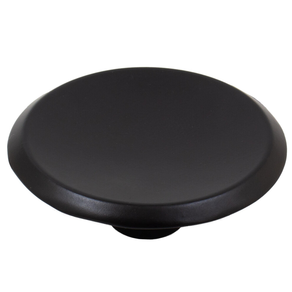 Stone Harbor Hardware Die-Cast Bi-Fold Closet Door Knob 1-3/4 Inches Matte Black 848424018047