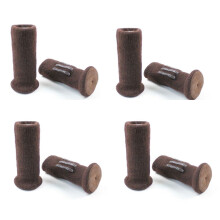 Felt Bottom NancyProtectz Chair Leg Floor Protectors Patented with Rubberized Grips and Double Layer Felt Pads (Chocolate Brown) Furniture Sock Cov