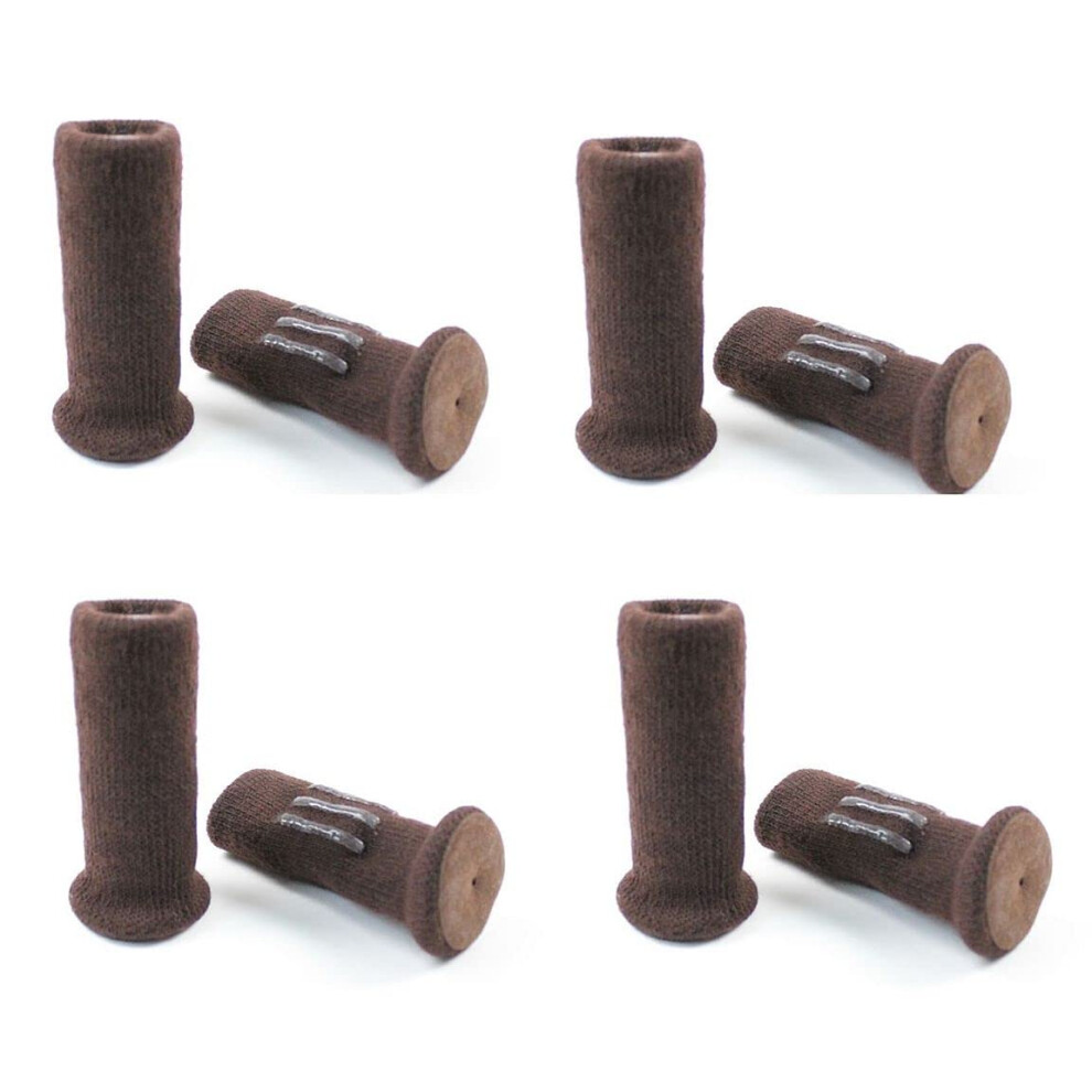 Protezioni Per Pavimenti Per Gambe Di Sedie Nancyprotectz Con Fondo In Feltro Brevettate, Con Impugnature In Gomma E Cuscinetti In Feltro A Doppi-image