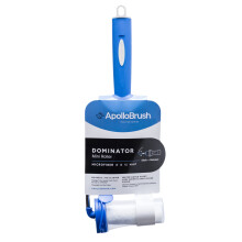 Apollo Brush Dominator Series Microfiber 3/16 Inch Nap Mini Roller with Frame and Storage Tube