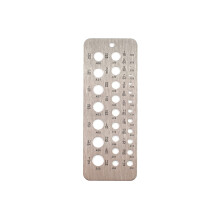VCT 29 Hole Rustfrit stålboremålere til 1/16 tommer til 1/2 tommer størrelse bit 17/64-1/2 tommer størrelse bit og metriske størrelser 0,062-0.25