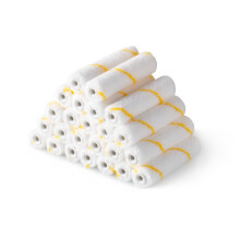 VOOMEY Farbrollerbez ge aus Mikrofaser, 10,2 cm, 1/3 Zoll Flor, Mini-Rollerbez ge, 24 St ck, Rollerbez ge zum Malen, Malerbedarf f r Zuhause
