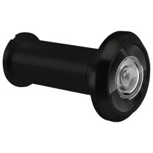 Judas de porte robuste grand angle 220 degr   s Nuk3y (1 paquet, noir)