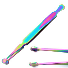 MuskalMed Multi Rainbow Color 4 1/2 perlekugle pincetkugleholder Piercingv?rkt?j Griber Fange smykker Hold
