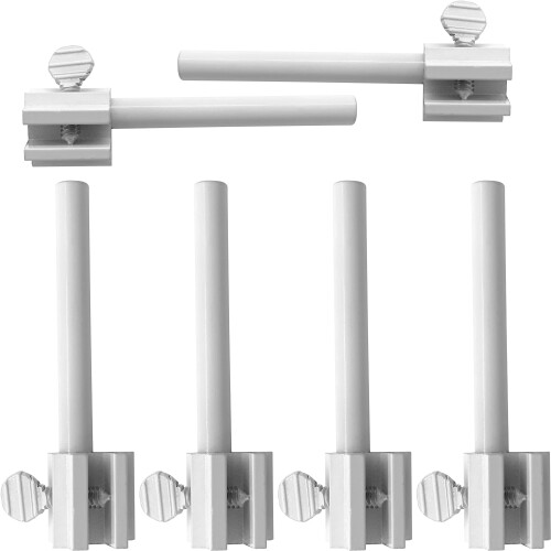 NU-SET 2214-6 Vendbar vinduesd?rsp?rrel?s Hvid