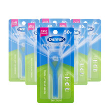 DenTek Floss Threaders | Til seler Broer og implantater | 50 antal (pakke med 6)