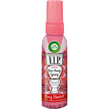 Air Wick V.I.P. Toaletn sprej pred pokaknm A 100 pouit Obsahuje esenciln oleje Ruov vune hvezdicky Cestovn velikost 1,85 oz Drky k svtku
