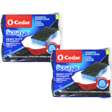 O-Cedar Scrunge Heavy Duty Sponge for Non-Scratch 7.5 in. L 2 pk