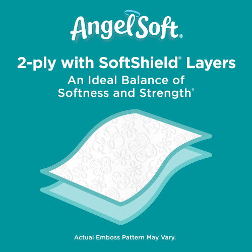 Angel Soft Toalettpapper 12 Mega Rolls 12 Rolls 2