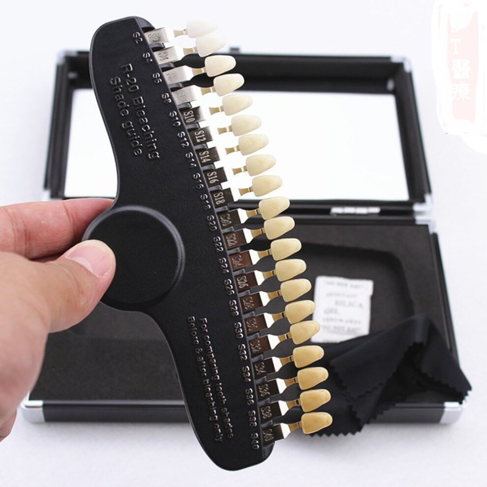 Besy Professional 3D R-20 Dental Zahn Z Hne Z Hne Bleaching Farb Guide F R Zahnarzt Tracking Z Hne Bleaching Kurs Zahn Farbe Guide Mit 20 Farben-image