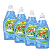 Gain Ultra Bleach Alternativ Dishwashing Flytande disktv?l Honungsb?r Hula-doft - 21,6 v?tskeounce (f?rpackning med 4)