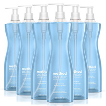 Metode Gel Dish Soap Sea Minerals Bionedbrydelig formel h?rd p? fedt 18 fl oz