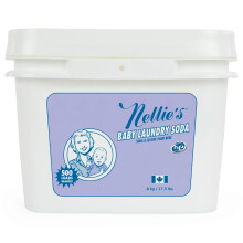 Nellie's Baby Laundry Soda - Bulk pulveriserat tvttmedel skert fr spdbarns knsliga hud, giftfri hypoallergen utan vegansk doft - 500 lass