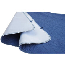Set van 2 Careboree bedpads voor incontinentie Wasbaar bedplasonderlegger 34X36 inch Marineblauw Herbruikbaar Waterdicht Extra absorberend treklaken