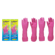MAMISON (Pak van 2 paar) Pass-kwaliteit antislip herbruikbare rubberen handschoenen. Keuken- en schoonmaakhuishoudgreep (medium 2 paar)