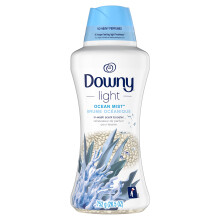 Downy Light Laundry Scent Booster Beads for Washer Ocean Mist 26.5 oz with No Heavy Perfumes Use with Fabric Softener