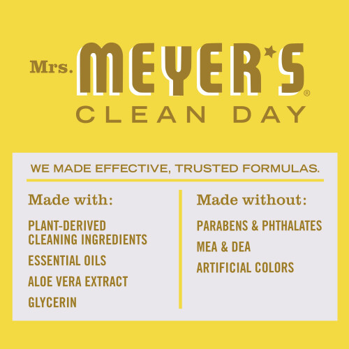 MRS. MEYER'S CLEAN DAY Liquid Dish Soap  Biodegradable Formula  Daisy  16 fl. oz 2