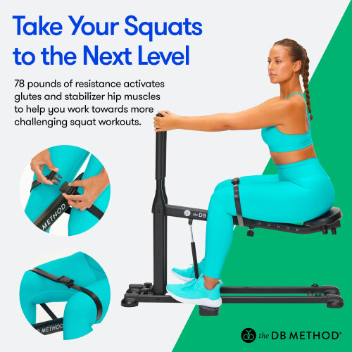 Method DB -metoden Dreamband Squat Resistance Band Low Impact Mål 1