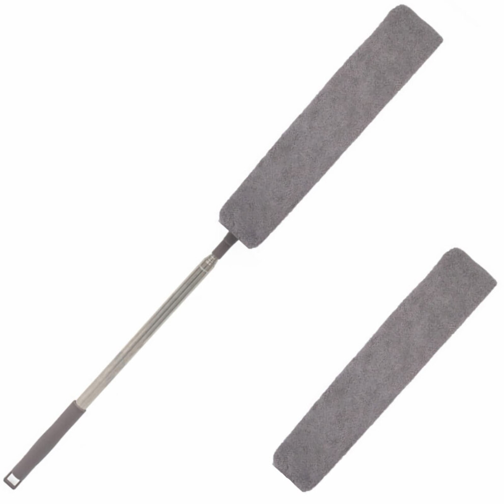 Retractable Gap Dust Cleaner  Under Refrigerator/Sofa Cleaning Tool  Microfiber Gap Duster with Extendable Pole 32-100 Inches  Suitable for Underneath