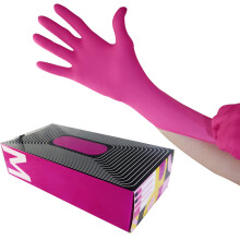 Waxness Kosmetologi Nitril Handsker Pink Medium 100 stk/?ske