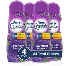 Purex Crystals Duft- und Duftverst  rker f  r die Waschlotion, Lavendelbl  te, 550 ml, 4 St  ck