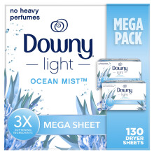 Donzige Light Mega Drogervellen Wasverzachter Drogervellen Ocean Mist 130 Count