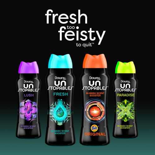 Perles parfum   es pour lessive Downy Unstopables Paradise, 24 oz 2