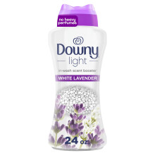 Downy Light Laundry Scent Booster Beads for Washer  White Lavender  24 oz  with No Heavy Perfumes