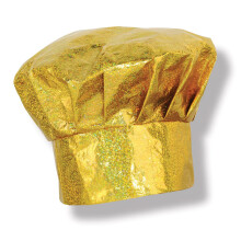 Prismatisk guld kokkehat