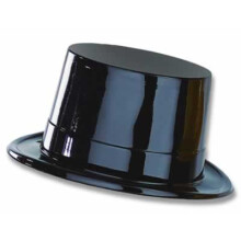 Sort plastik topper