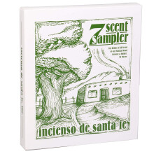 Incienso de Santa Fe - 7 duftpr?vetager naturligt tr? r?gelse med br?nder inkluderer Pion ceder eneb?r Hickory Alder Mesquite og granbalsam (70 m