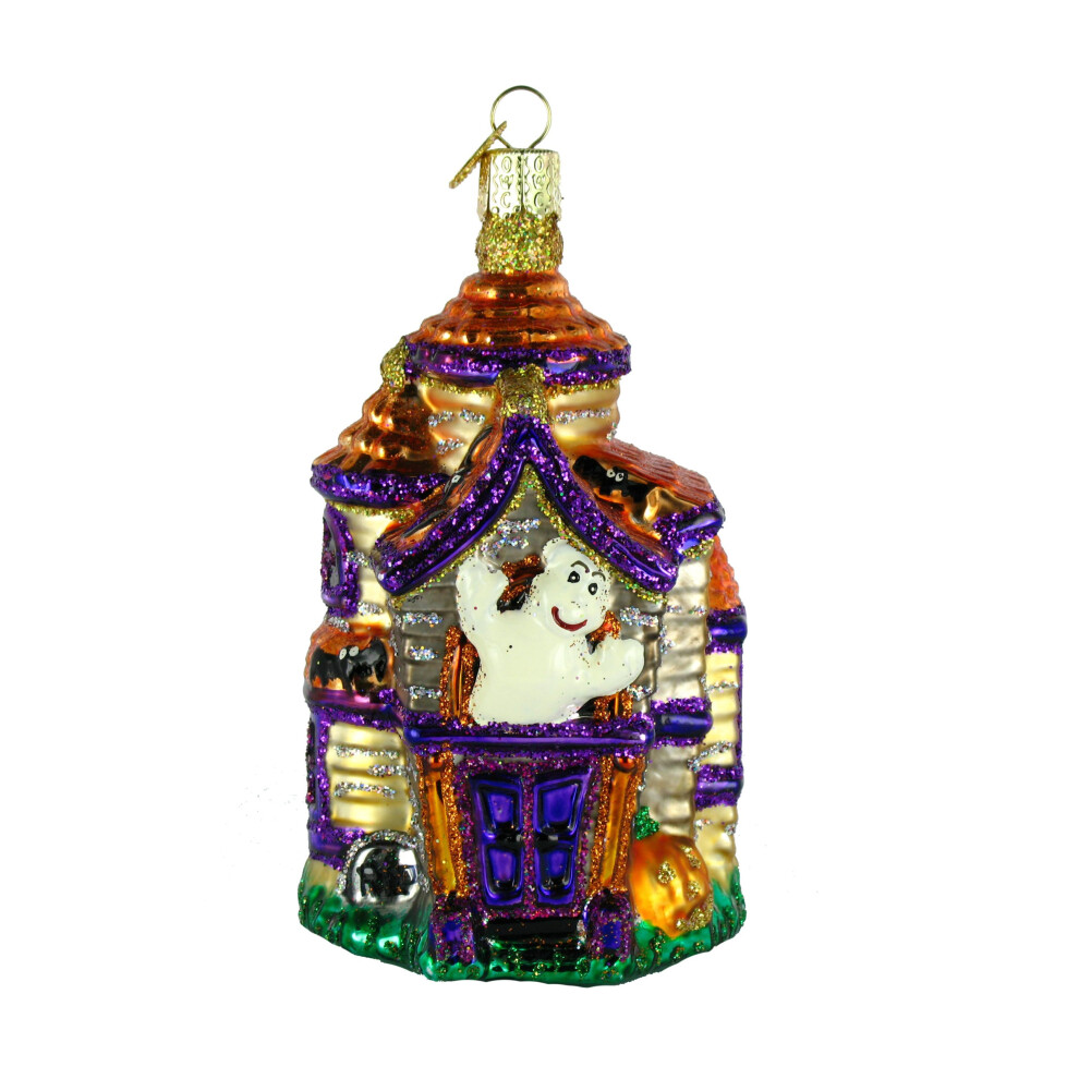 Kerstmis Uit De Oude Wereld Haunted House Ornament
