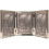 Lawrence Frames Bead Border Design  5x7 Triple  Silver 1