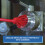 Vikan Red Brush Disk Scraping Edge Medium 11"""" PP/PBT 4237 3