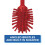 Vikan Red Brush Disk Scraping Edge Medium 11"""" PP/PBT 4237 2