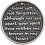 Cathedral Art Loving Memory Pocket Token  1-Inch  Silver  PT141 2