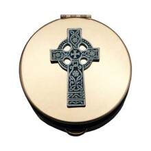 Cathedral Art (Abbey & CA Gift Celtic Cross PYX Container Multi (PS141) 1,50"""" x 1,50""""