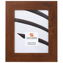 Craig Frames FM74DKW 16 by 24-Inch Rustic Wall Decor Frame Smooth Grain Finish 2-Inch Wide Dark Brown