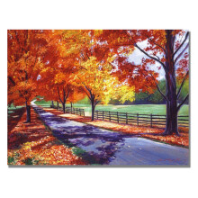 Varumrkeskonst David Lloyd Glover October Road Canvaskonst 18 gnger 24-tum
